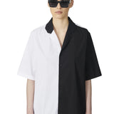 Bicolor Oversize Shirt