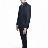 Double-Breasted Stripe Pattern Suit