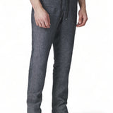 Linen Drawstring Trousers