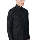 Logo Button Shirt Black