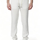 Linen Drawstring Trousers