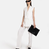 Double Breasted Waistcoat Off-White