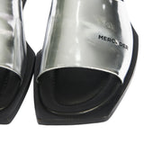 Open-Toe leather Slides