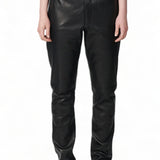 Leather Chino Trousers