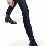 Lace Up Boots Black Calf