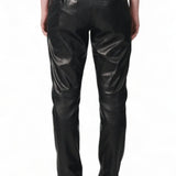 Leather Chino Trousers