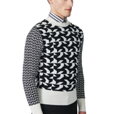 Jacquard logo Sweater