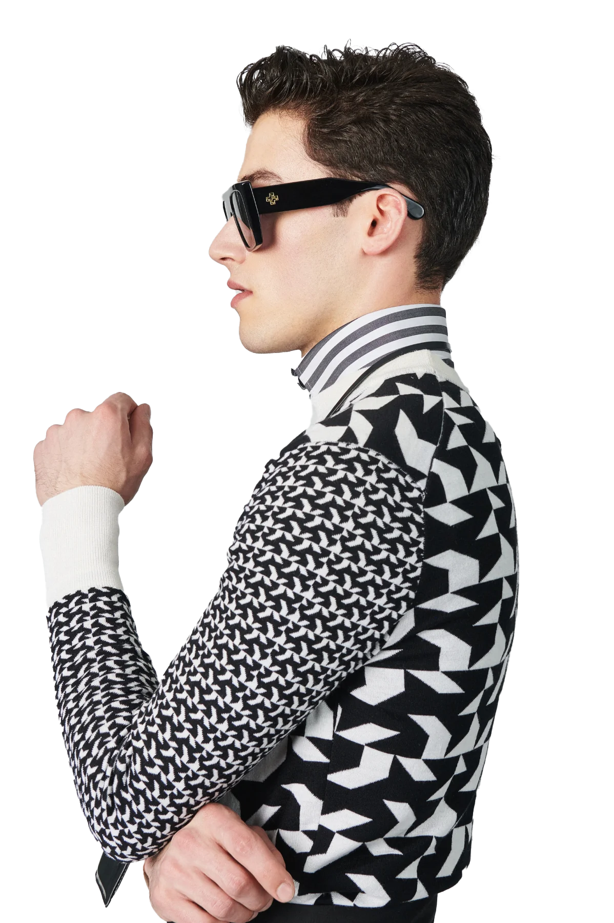 Jacquard logo Sweater