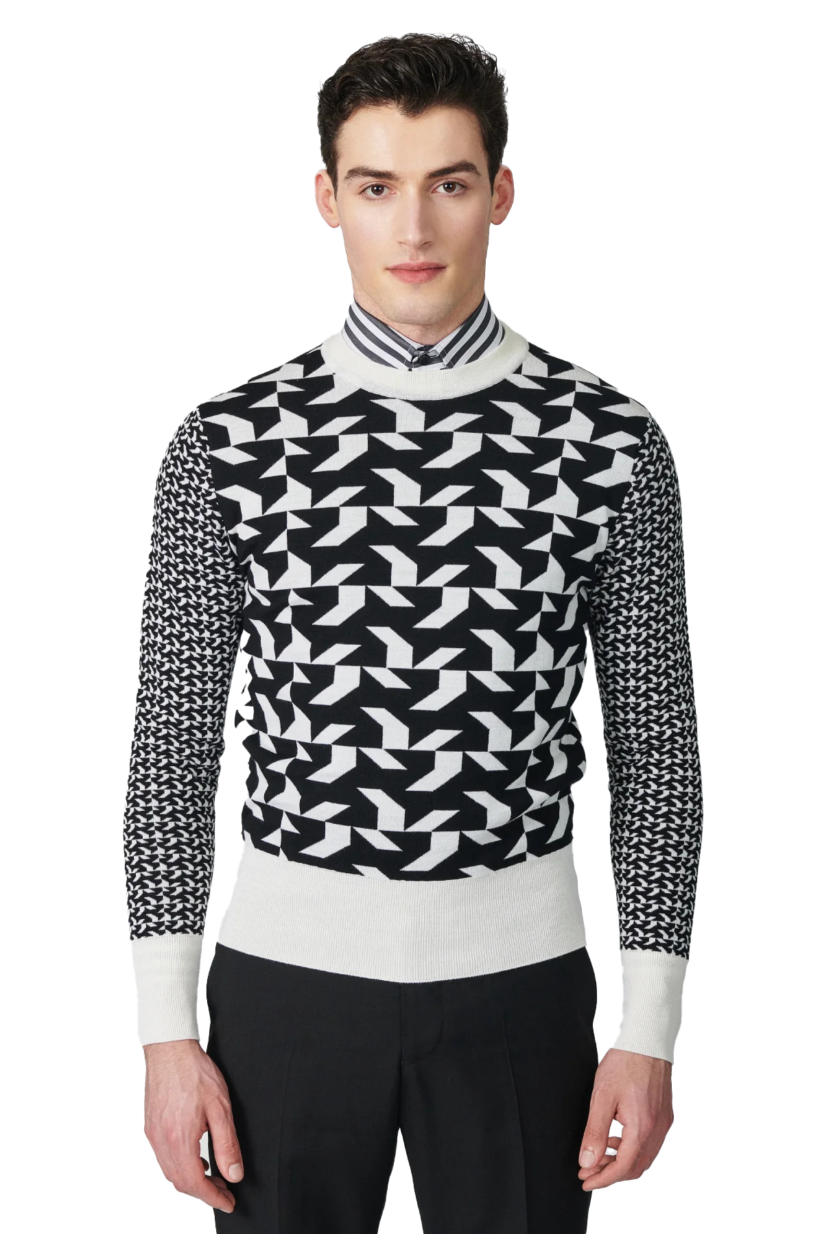 Jacquard logo Sweater