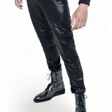 Leather Chino Trousers