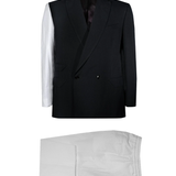 Double-Breasted Bicolor Suit