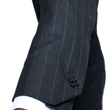 Double-Breasted Stripe Pattern Suit