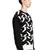 Geometric knited sweater