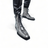 Lace Up Boots Anthracite