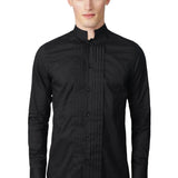 Silk Blend Mao Shirt