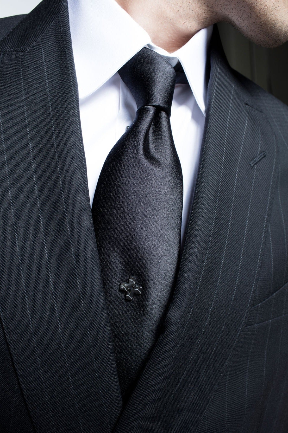 Triangle Tie Satin