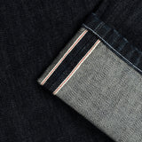 Regular Relaxed Jeans- Dark Pure Indigo Red Selvage Denim- White Stitching.