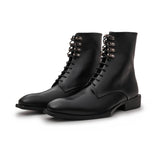 Lace Up Boots Black Calf