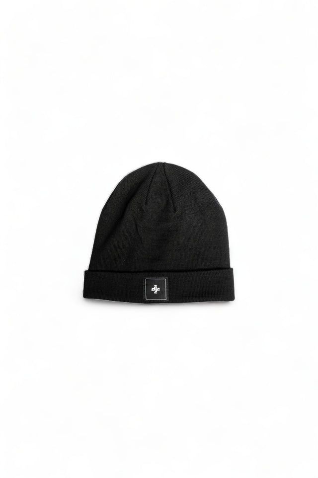 Logo Patch Cotton Beanie