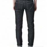 Slim-Fit Jeans- Dark Pure Indigo Rainbow Selvage Denim