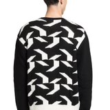 Geometric knited sweater