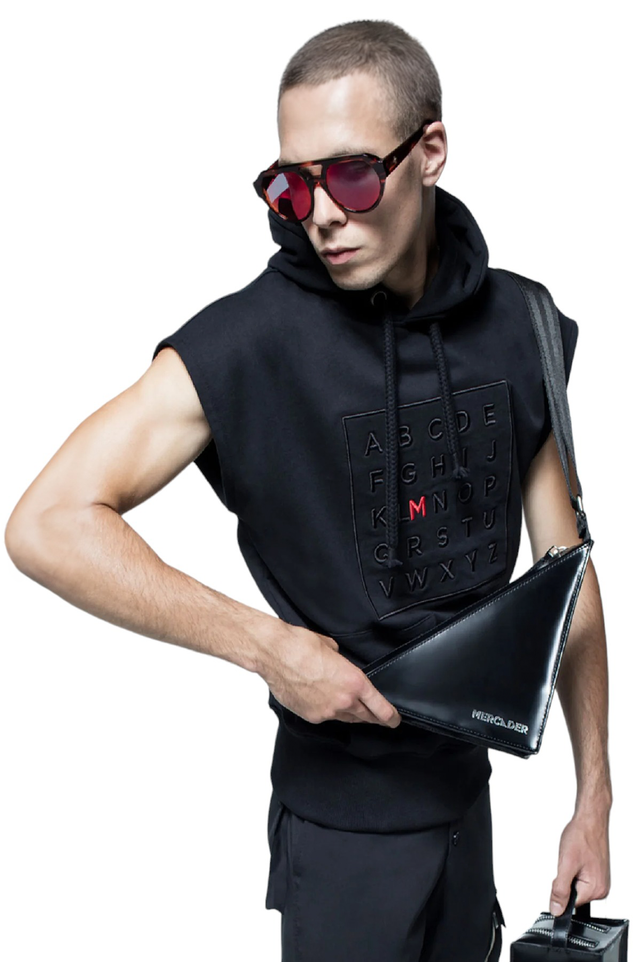 Alphabet Hoodie Sleeveless