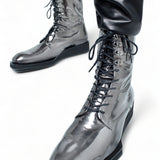 Lace Up Boots Anthracite